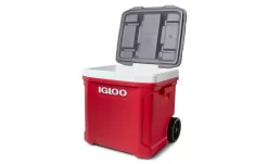 Koelbox Igloo Latitude 60 Roller Red 2021 -Kortingswinkel voor buitenkeukens 00034749 o1