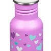 Reisfles Klean Kanteen Kids Classic Narrow Orchid Hearts 355 Ml