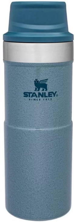 Thermosbeker Stanley The Trigger Action Travel Mug Hammertone Ice 0,35L