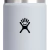 Thermosfles Hydro Flask Wide Mouth Flex Sip Lid White 473 Ml