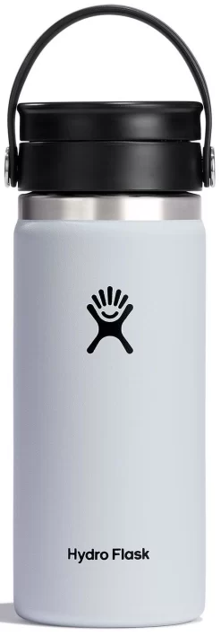 Thermosfles Hydro Flask Wide Mouth Flex Sip Lid White 473 Ml