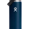 Thermosfles Hydro Flask Wide Mouth Flex Straw Cap Indigo 709 Ml