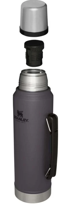 Thermosfles Stanley The Legendary Classic Bottle Charcoal 1L -Kortingswinkel voor buitenkeukens 11507600003
