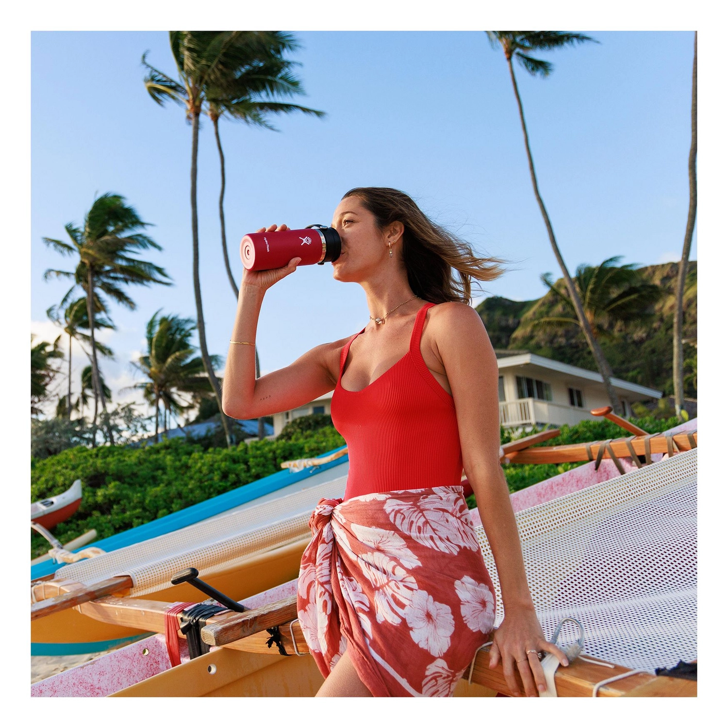 Thermosfles Hydro Flask Wide Mouth Flex Sip Lid White 473 Ml 2 Thermosfles Hydro Flask Wide Mouth Flex Sip Lid White 473 Ml - Image 2