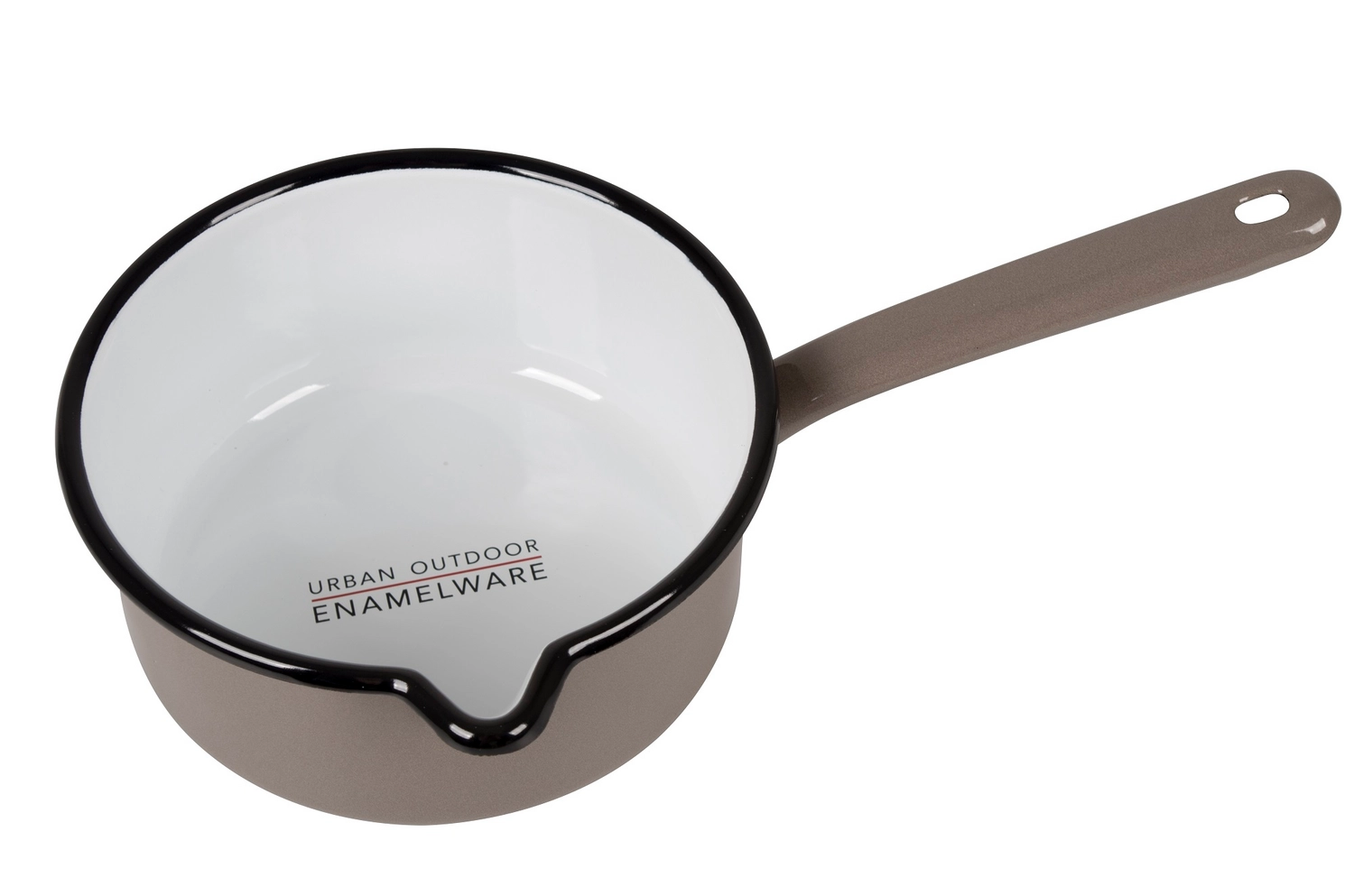 Steelpan Bo-Camp Urban Outdoor Emaille Taupe 16 Cm 2 Steelpan Bo-Camp Urban Outdoor Emaille Taupe 16 Cm - Image 2