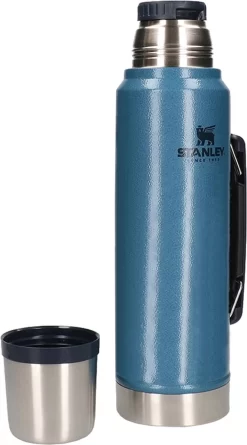 Thermosfles Stanley The Legendary Classic Bottle Hammertone Lake 1L -Kortingswinkel voor buitenkeukens 3 666x1200 1