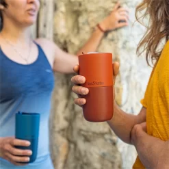 Thermosbeker Klean Kanteen Autumn Glaze 473 Ml -Kortingswinkel voor buitenkeukens 3 tumbler flip lid thermos gerecycled rvs 473 ml 1