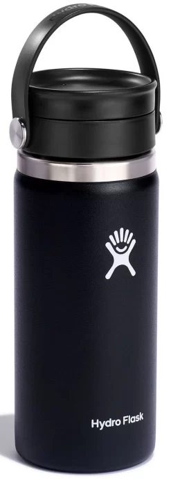 Thermosfles Hydro Flask Wide Mouth Flex Sip Lid Black 473 Ml 6 Thermosfles Hydro Flask Wide Mouth Flex Sip Lid Black 473 Ml -Kortingswinkel voor buitenkeukens 3 w16bcx001 black angled