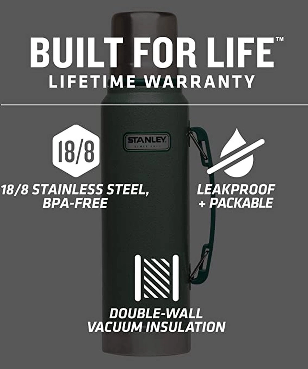 Thermosfles Stanley The Legendary Classic Bottle Blaze Orange 1L 5 Thermosfles Stanley The Legendary Classic Bottle Blaze Orange 1L - Image 5