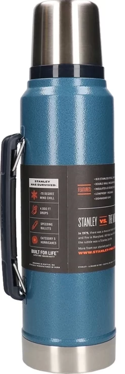 Thermosfles Stanley The Legendary Classic Bottle Hammertone Lake 1L -Kortingswinkel voor buitenkeukens 5 600x1200 1