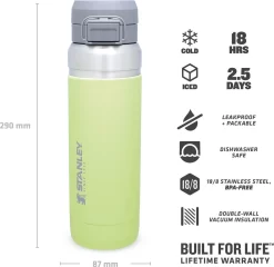 Thermosbeker Stanley The Quick Flip Citron 1,06L 11 Thermosbeker Stanley The Quick Flip Citron 1,06L -Kortingswinkel voor buitenkeukens 5 6939236411202 1