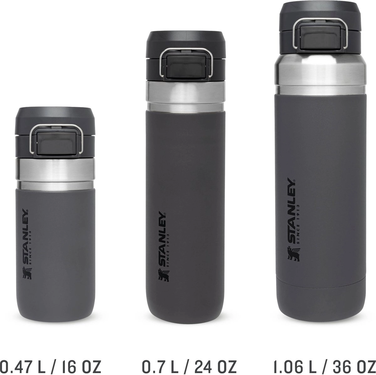 Thermosbeker Stanley The Quick Flip Charcoal 1,06L 6 Thermosbeker Stanley The Quick Flip Charcoal 1,06L - Image 6