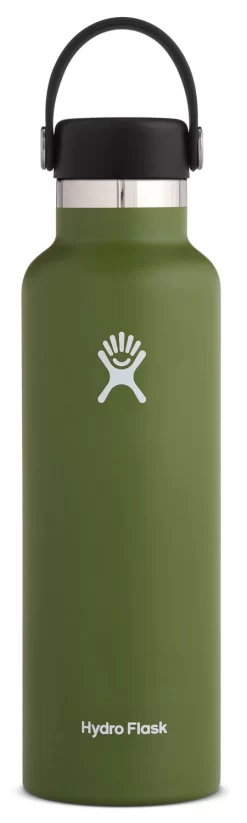 Thermosfles Hydro Flask Standard Mouth Flex Cap Olive 621 Ml