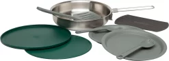 Kookset Stanley Adventure Prep+Eat Set Stainless Steel (9-delig) -Kortingswinkel voor buitenkeukens Large JPG Adventure20All In One20Fry20Pan20Set2020Stainless20Steel 3