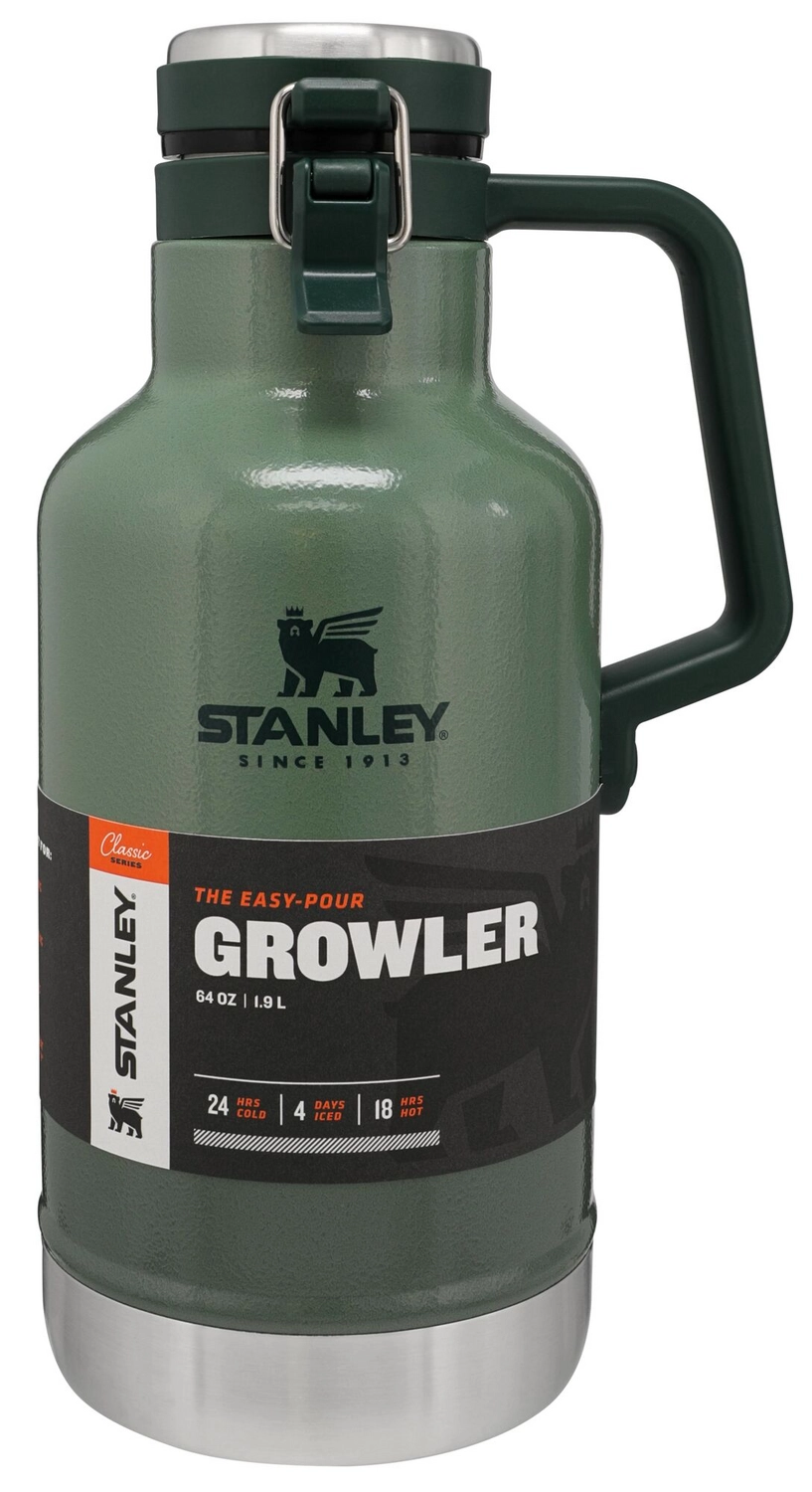 Thermosfles Stanley Classic Beer Growler Hammertone Green 1,9L 3 Thermosfles Stanley Classic Beer Growler Hammertone Green 1,9L - Image 3