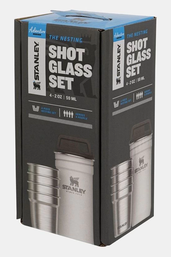 Stanley Adventure Steel Shots Glass Set + 236ml Fles 3 Stanley Adventure Steel Shots Glass Set + 236ml Fles - Image 3