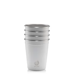 Reisbeker Mizu Party Cup White 300ml (4-Delig)