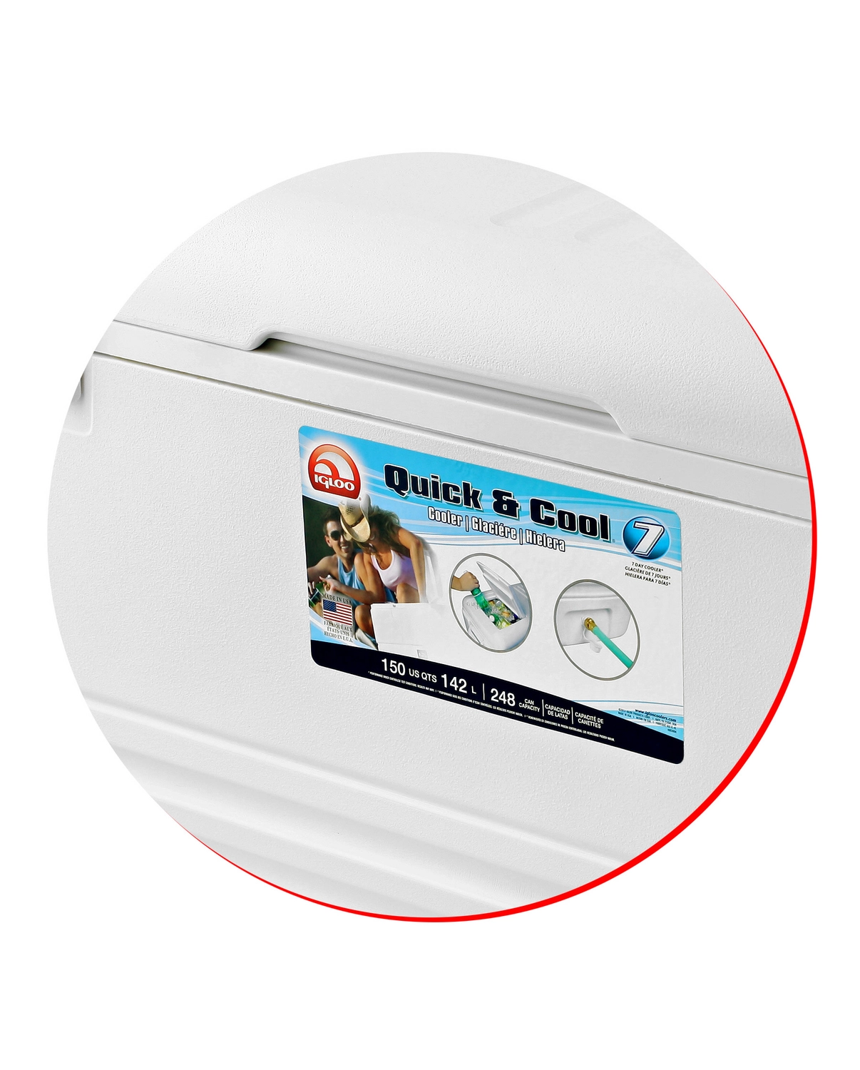 Koelbox Igloo Quick & Cool 150 Wit 7 Koelbox Igloo Quick & Cool 150 Wit - Image 7