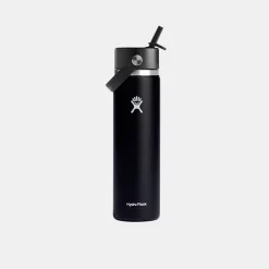 Thermosfles Hydro Flask Wide Mouth Flex Straw Cap Black 709 Ml -Kortingswinkel voor buitenkeukens thermosfles hydro flask wide mouth flex straw cap black 709 ml